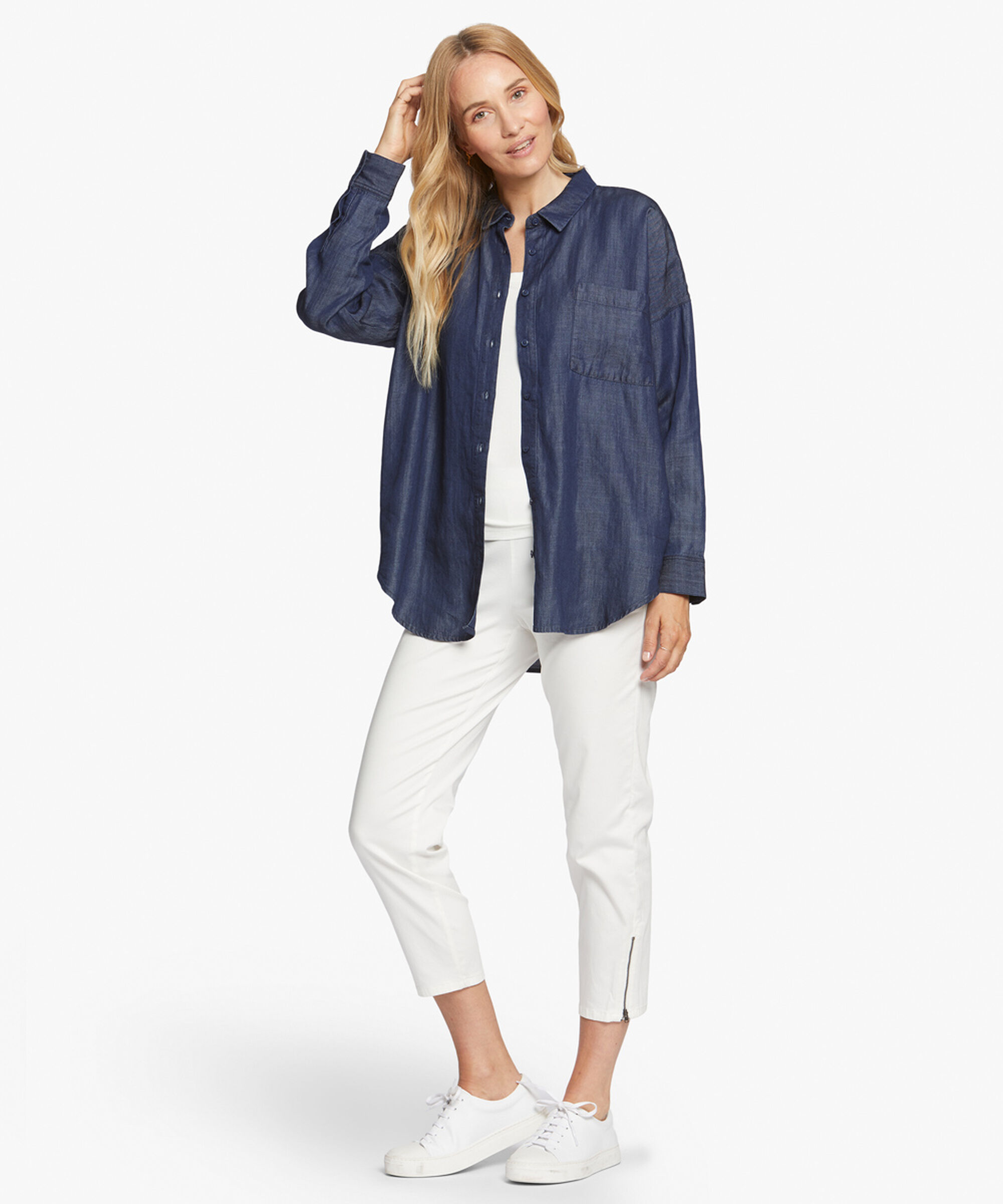 INGA SKJORTA, Dark Denim