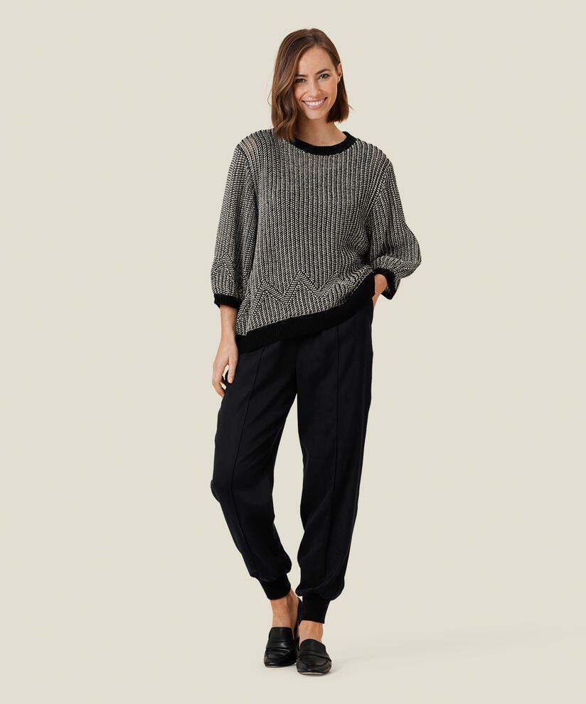 FLEURINE TOPP, Black