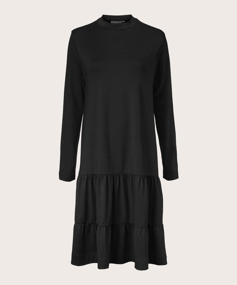NORIS JERSEY KLÄNNING, Black