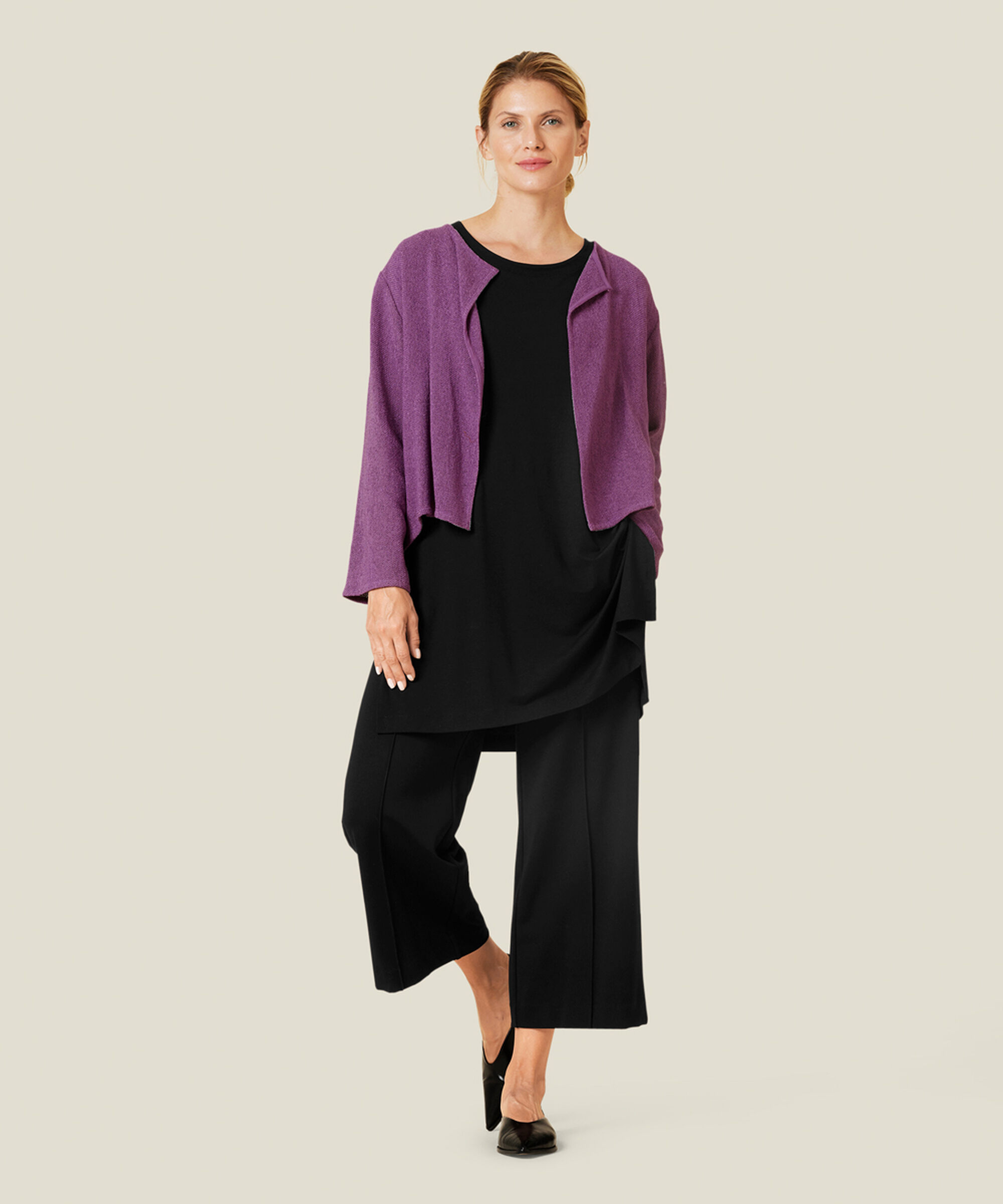 GIOVANA JERSEYTUNIKA, Black