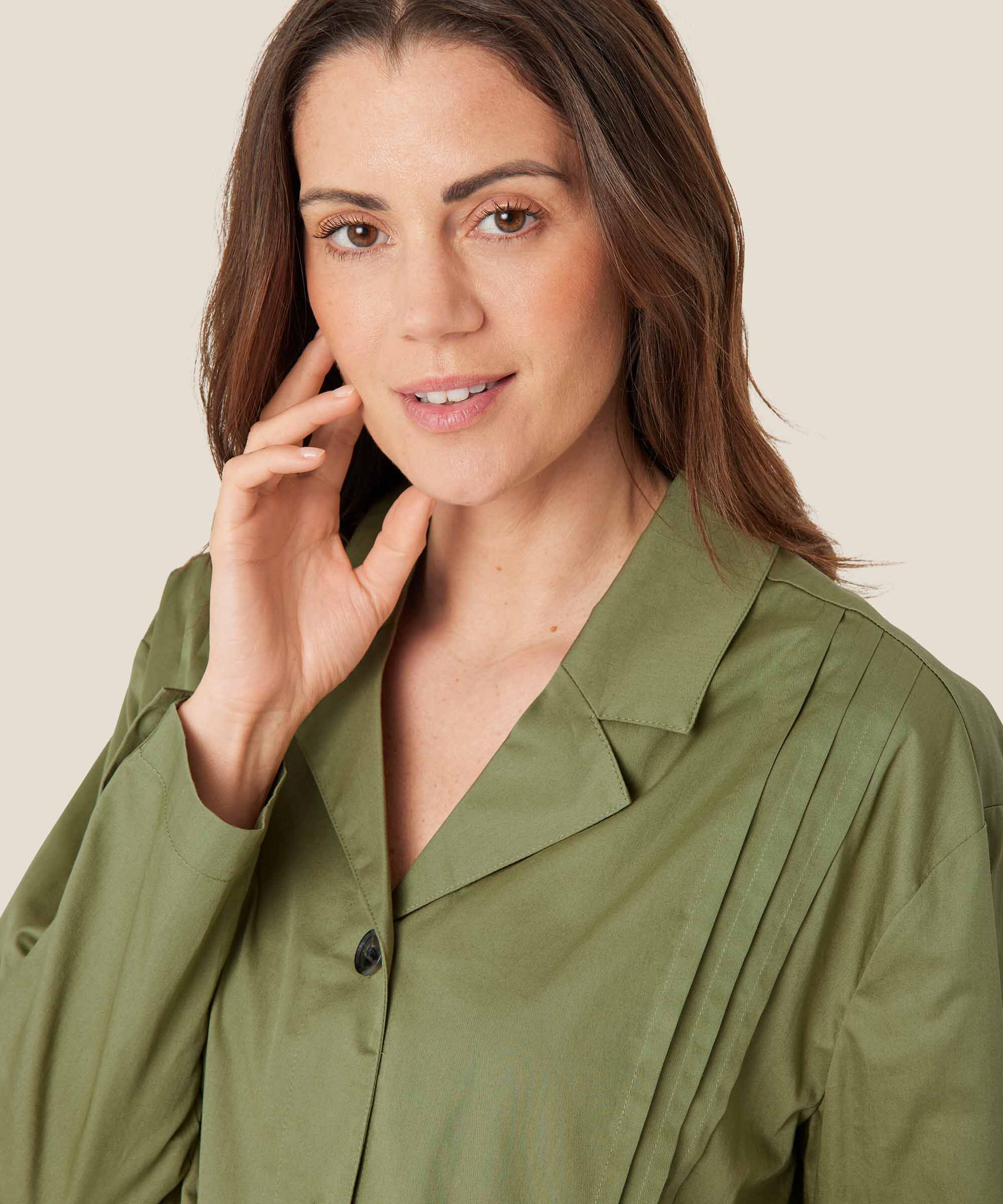 Icara Skjortjacka, Loden Green