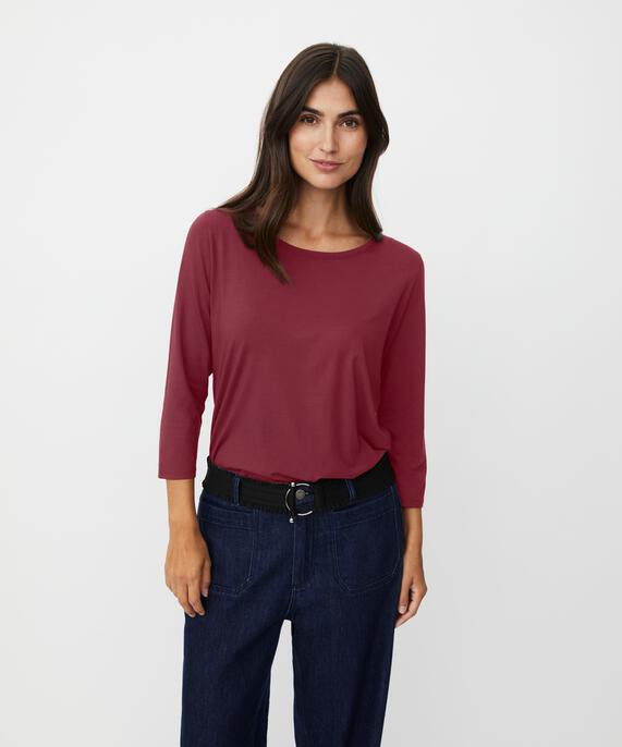 Cecille JERSEY Topp, Tawny Port