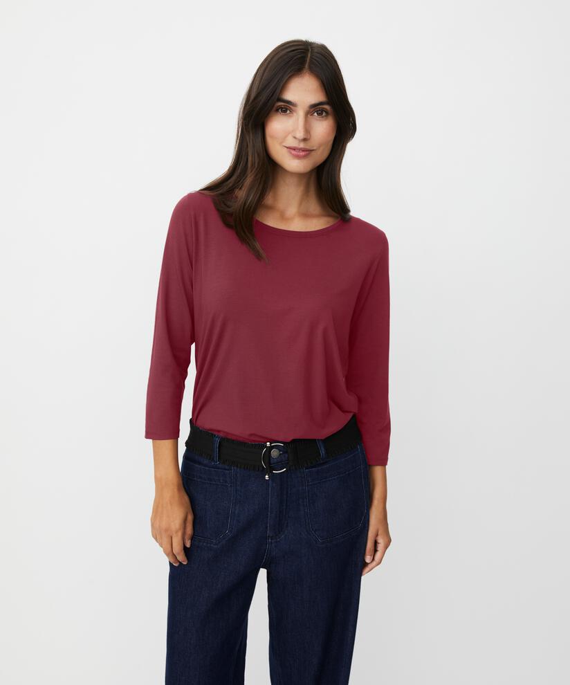 Cecille JERSEY Topp, Tawny Port