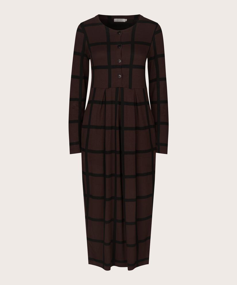 Nilana JERSEY Klänning, Coffee Bean