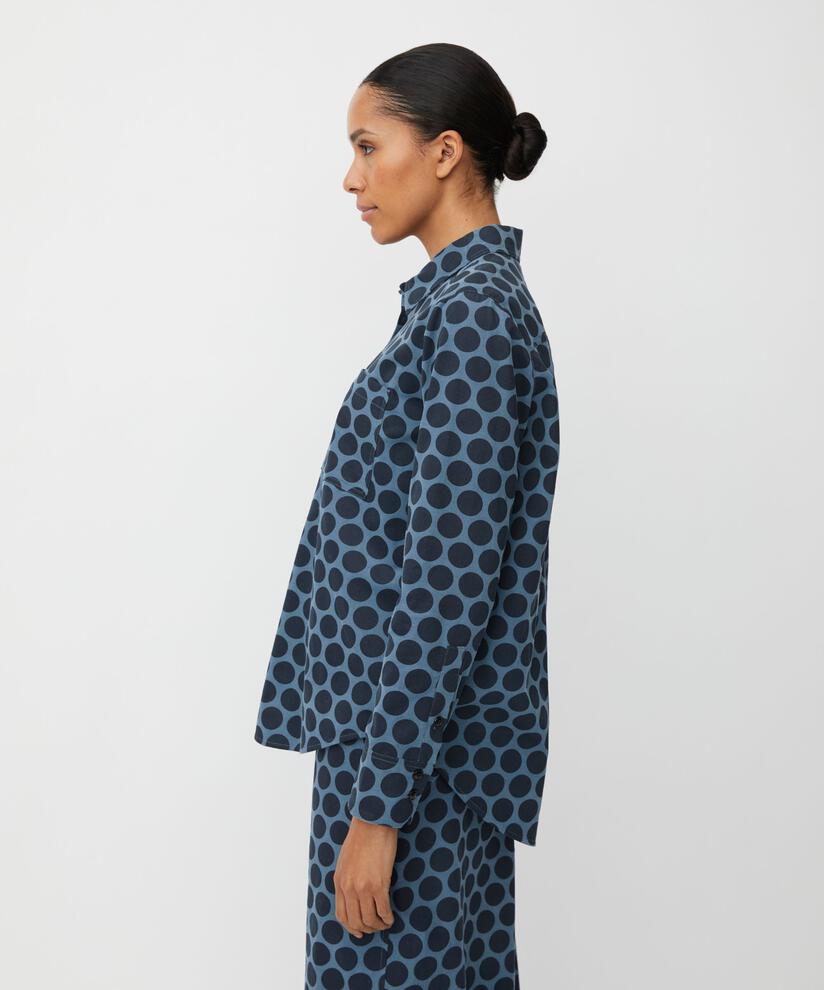 Indiba Skjorta, Navy Blazer