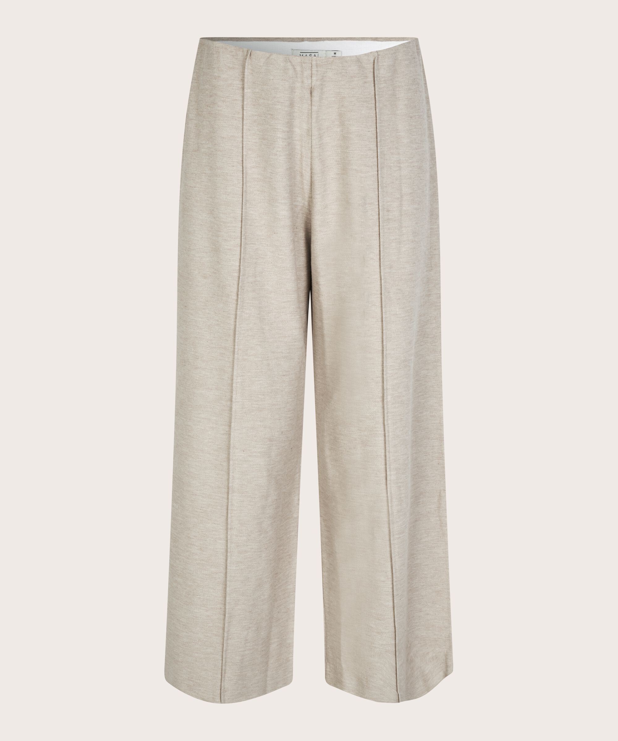 Pilvi JERSEY Byxor, Beige melange