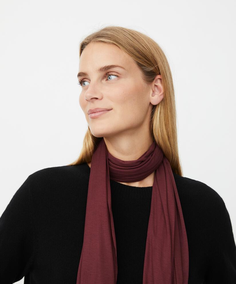 Amega JERSEY Scarf, Tawny Port