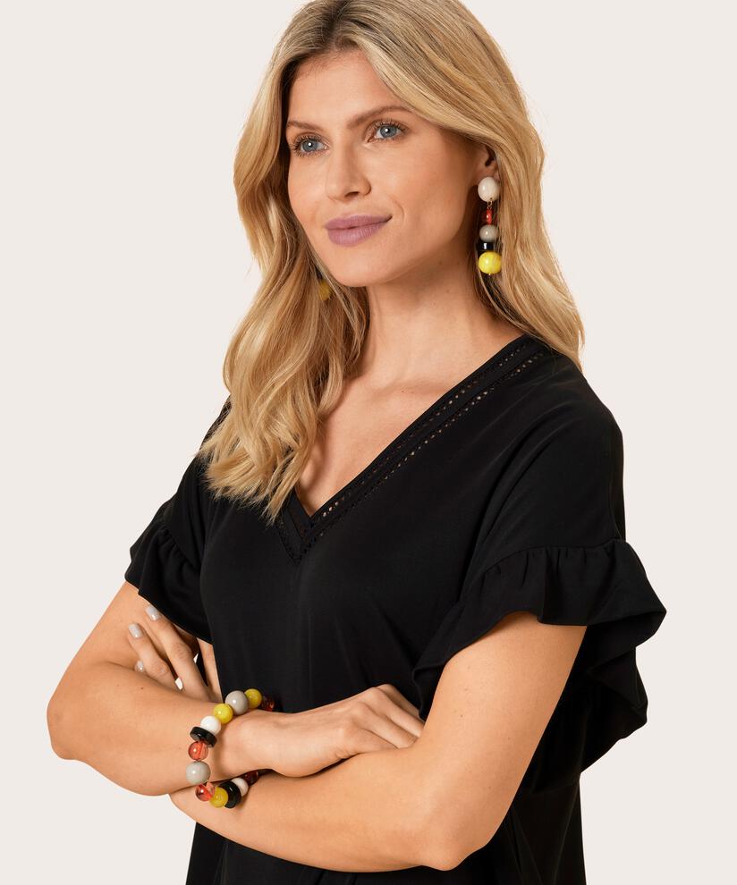 NYSAMA JERSEY KLÄNNING, Black