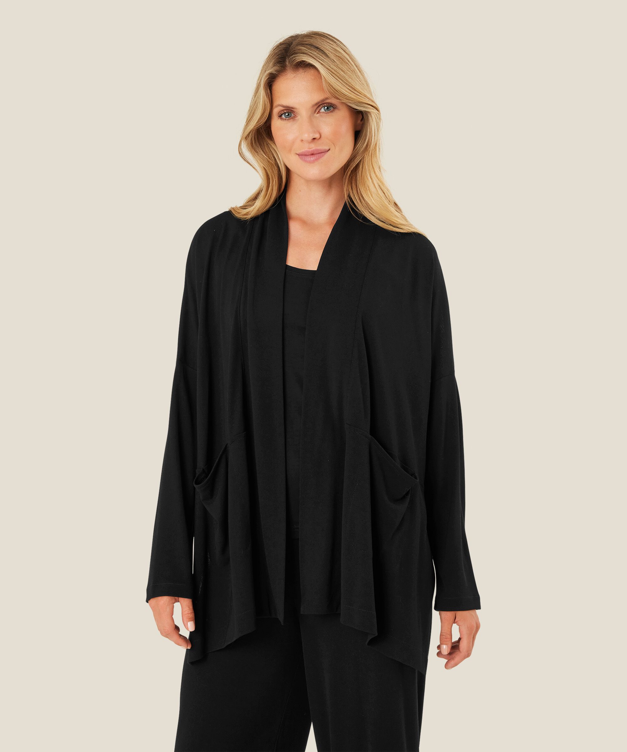 Joette JERSEY Kofta, Black