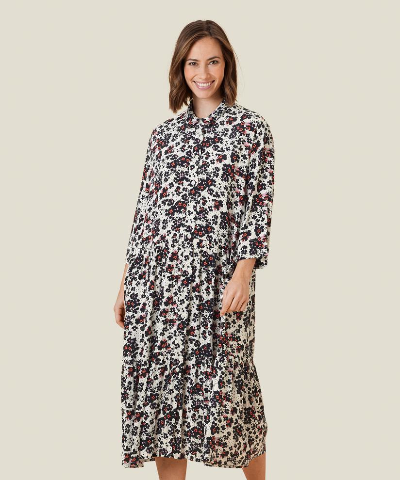 NYDILLA SKJORTKLÄNNING, Spiced Coral