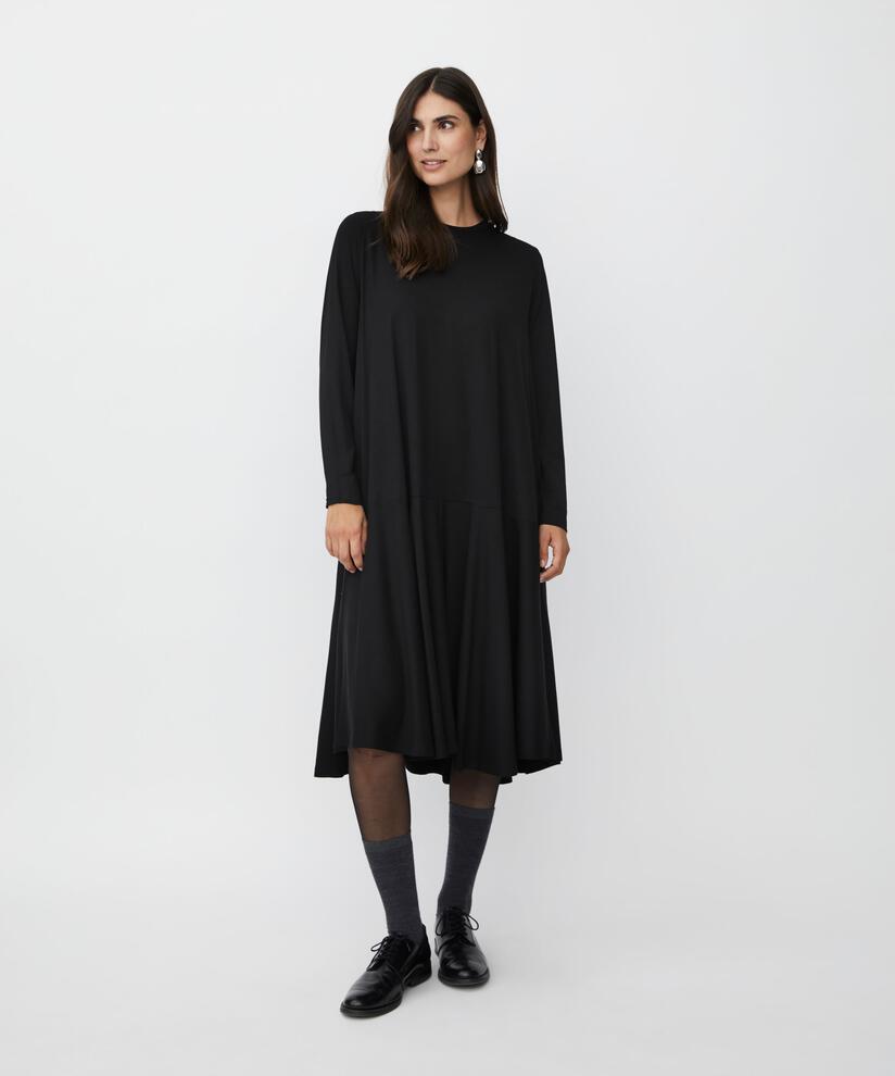 Nessalia JERSEY Klänning, Black