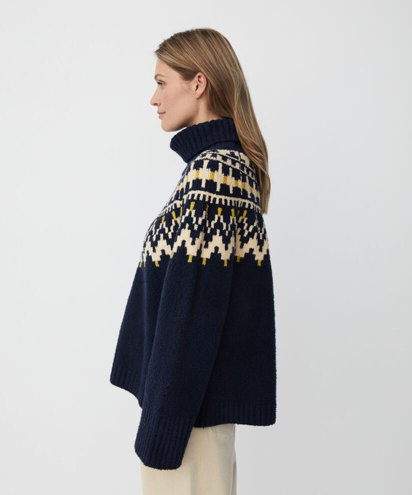 Fatima topp, Navy Blazer