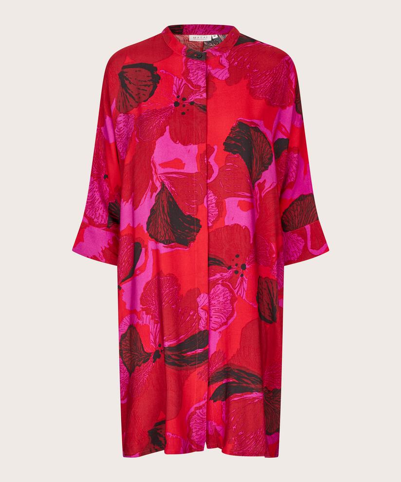 Iosetta Skjortklänning, Haute Red