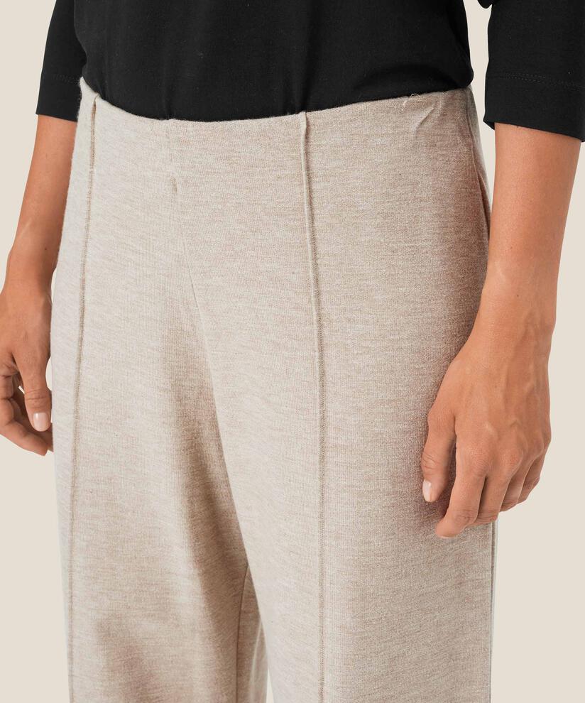 Pilvi JERSEY Byxor, Beige melange