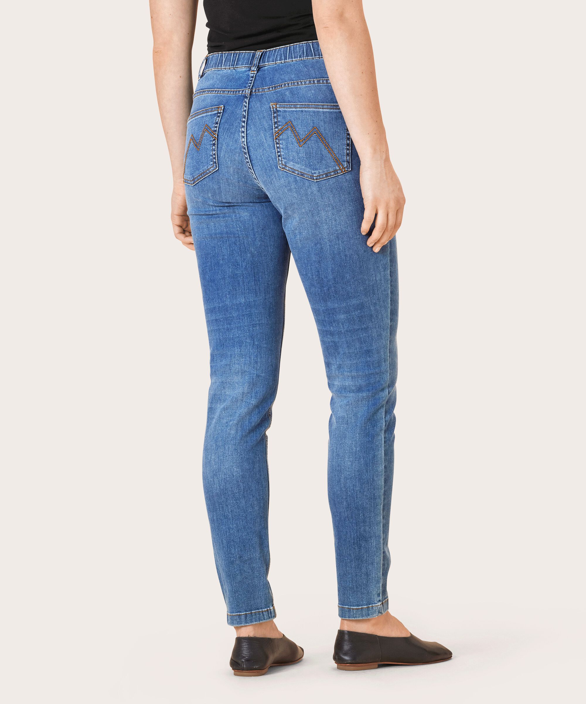 PAPIA BUKSER, Blue Denim