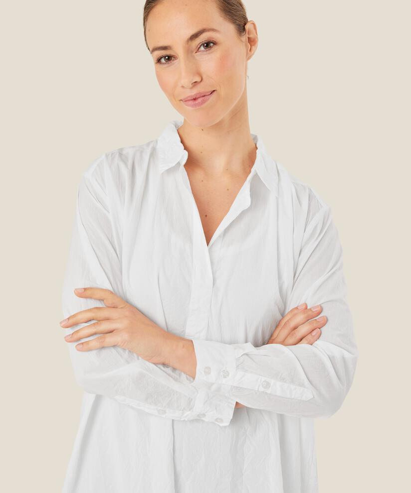 NEVA SKJORTKLÄNNING, White