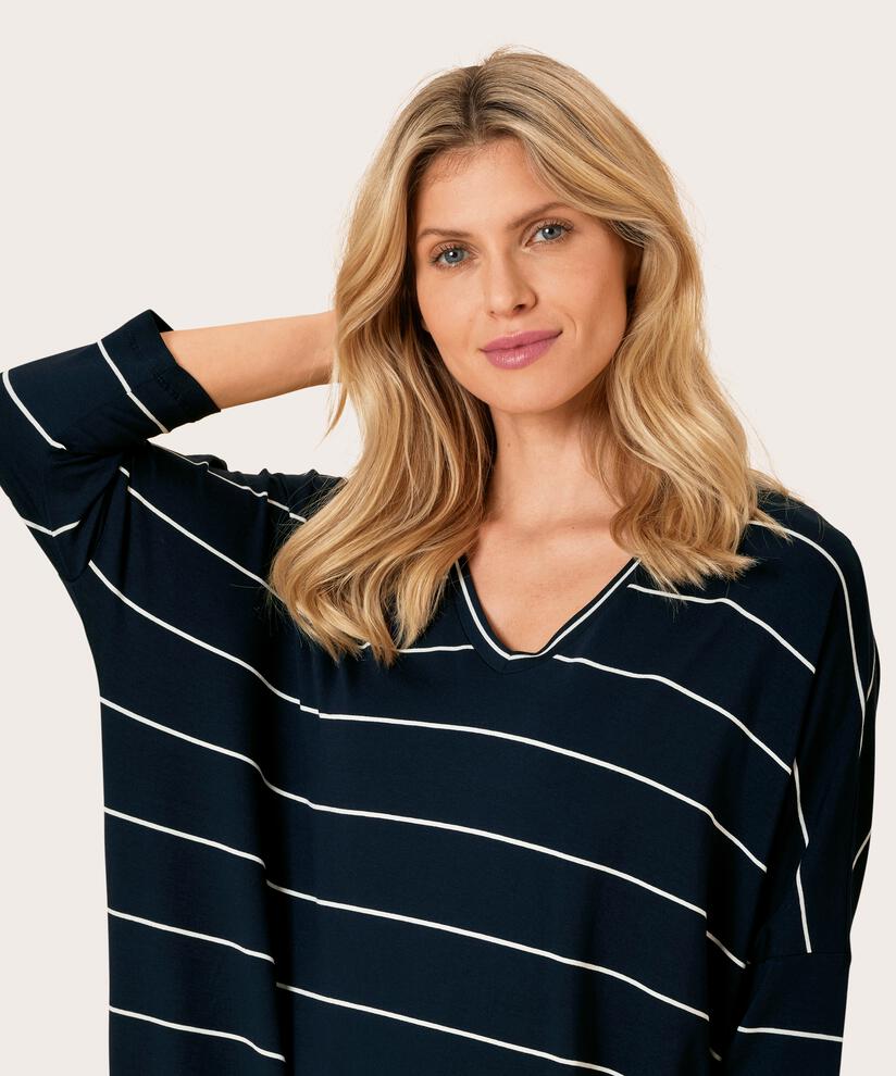 NYRINI JERSEY KLÄNNING, Navy