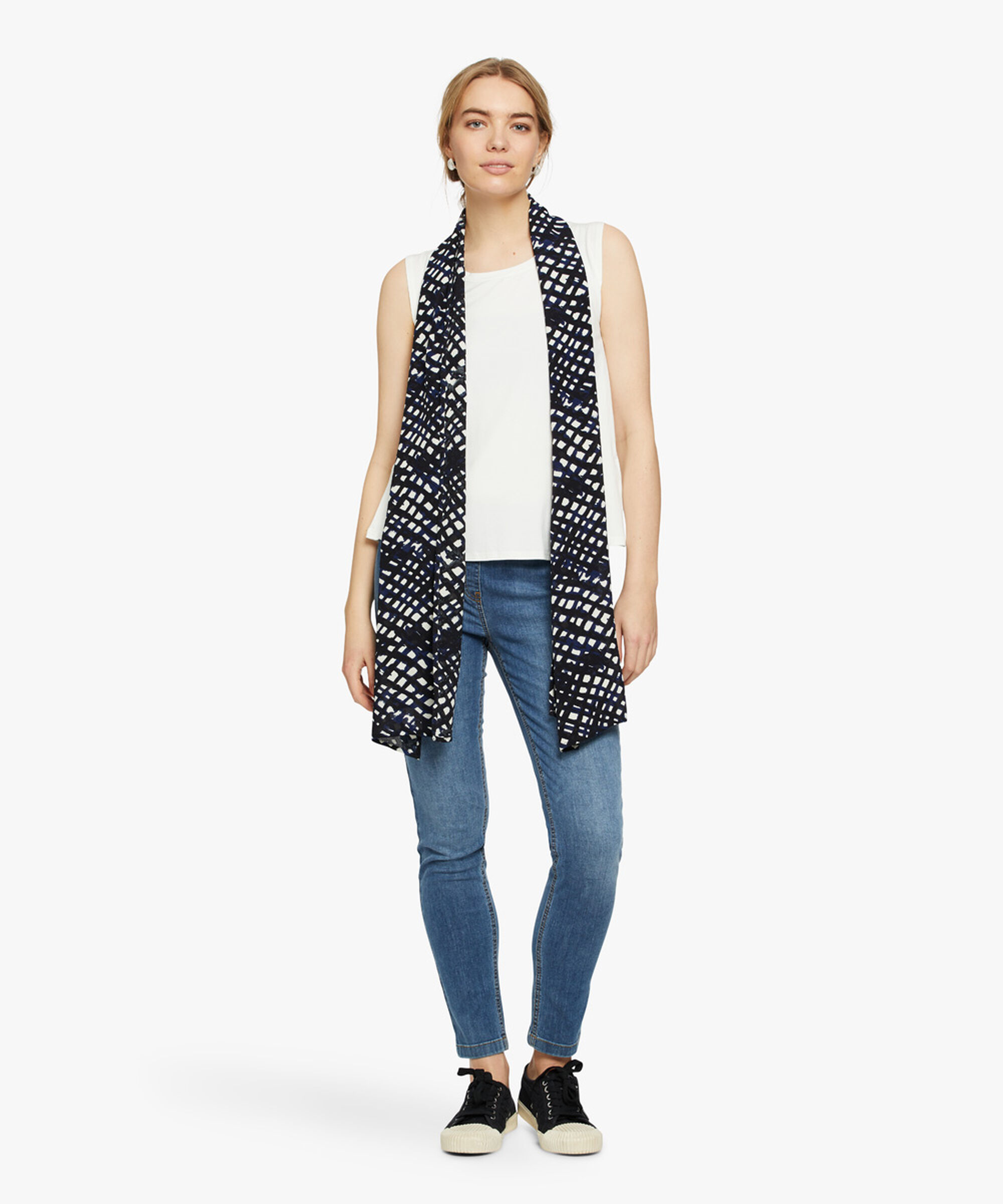 ALONG SCARF, Medieval blue