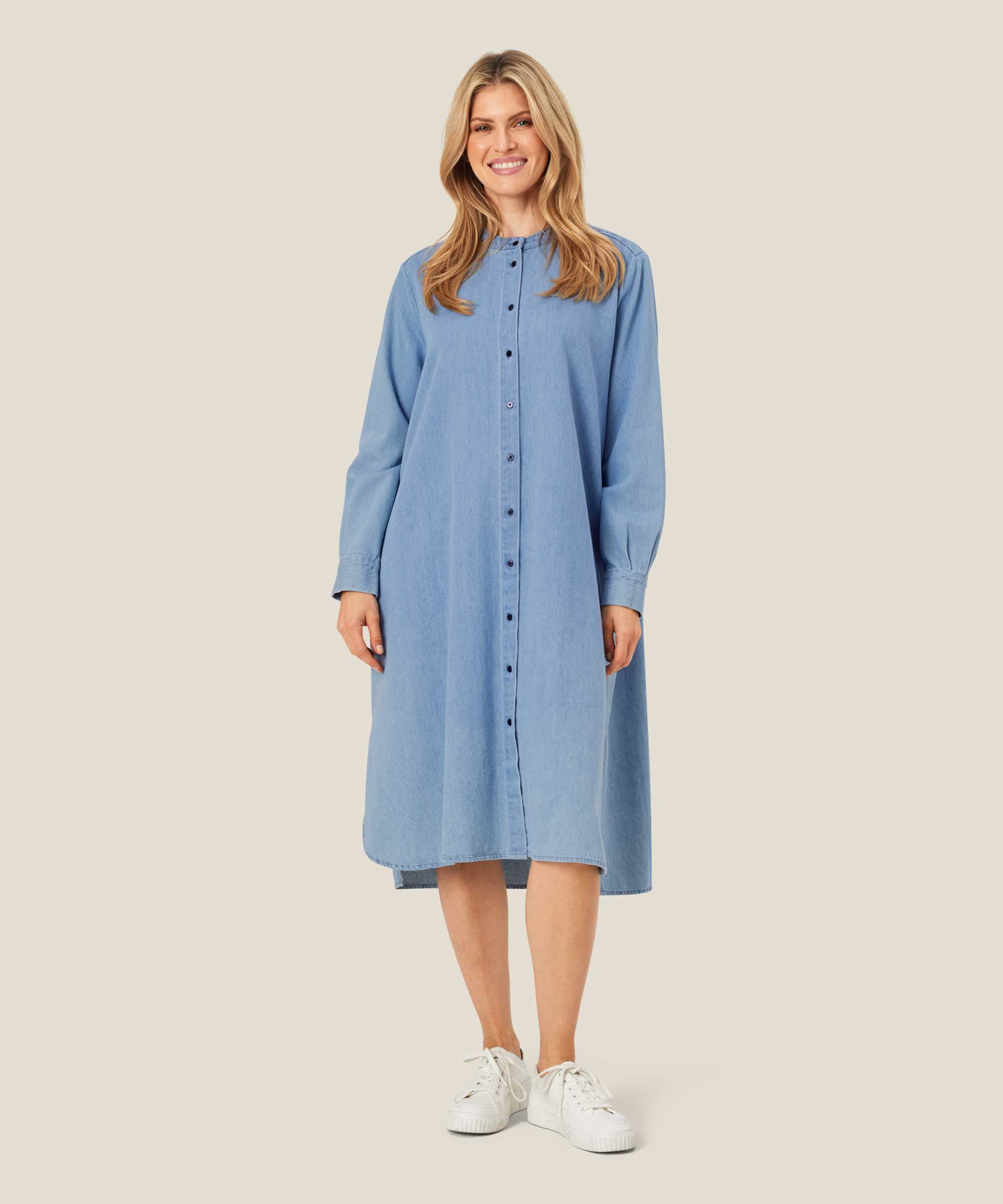 Naja Skjortklänning, Light Denim