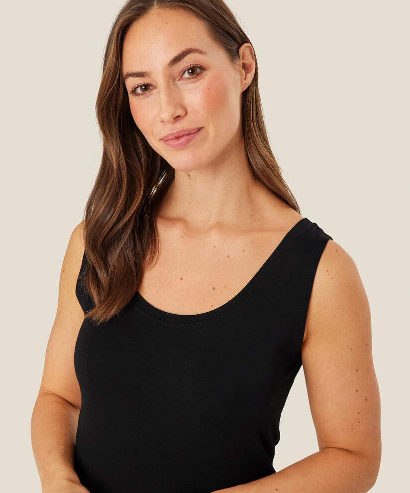 Els JERSEY Topp, Black