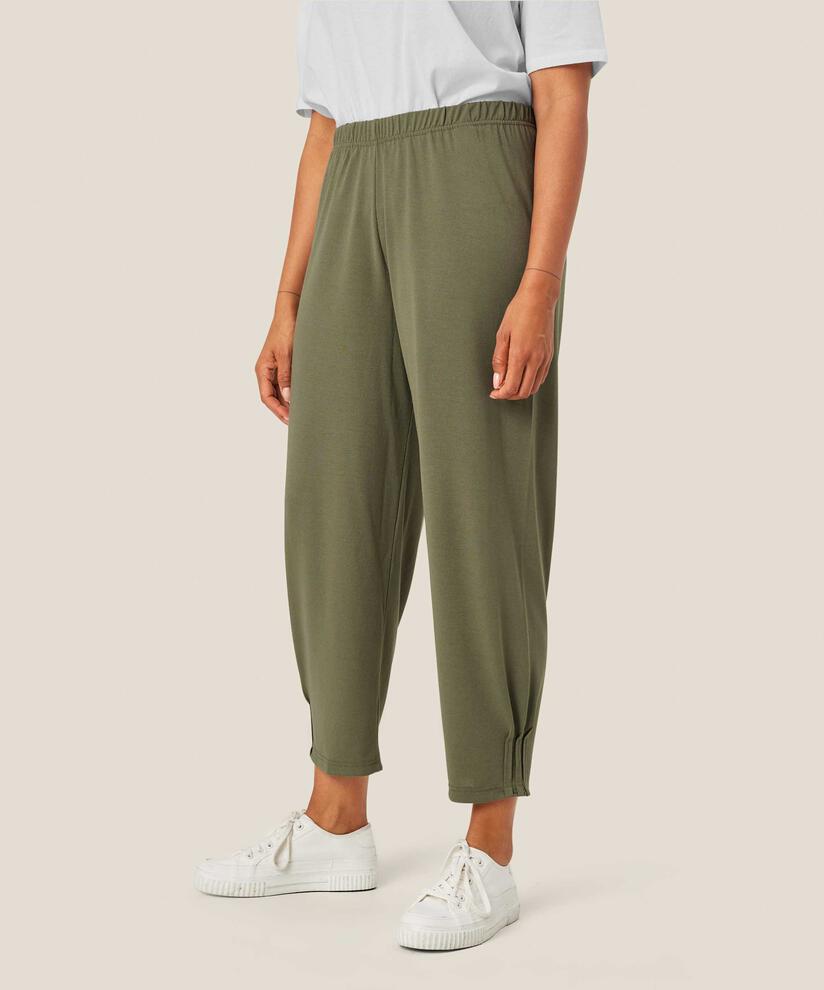 Patti JERSEY Byxor, D. Lichen Green