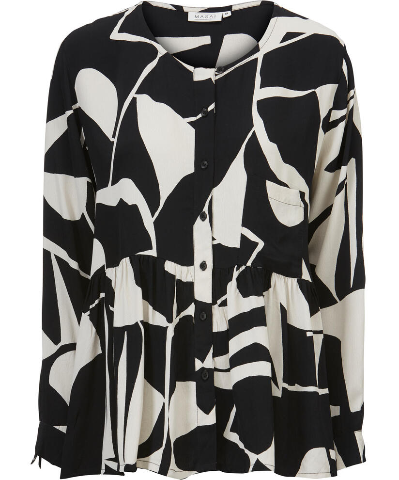 IMELDA SKJORTA, Black