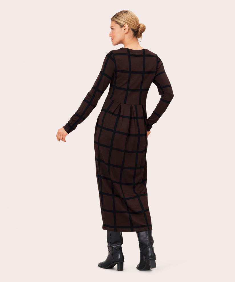 Nilana JERSEY Klänning, Coffee Bean