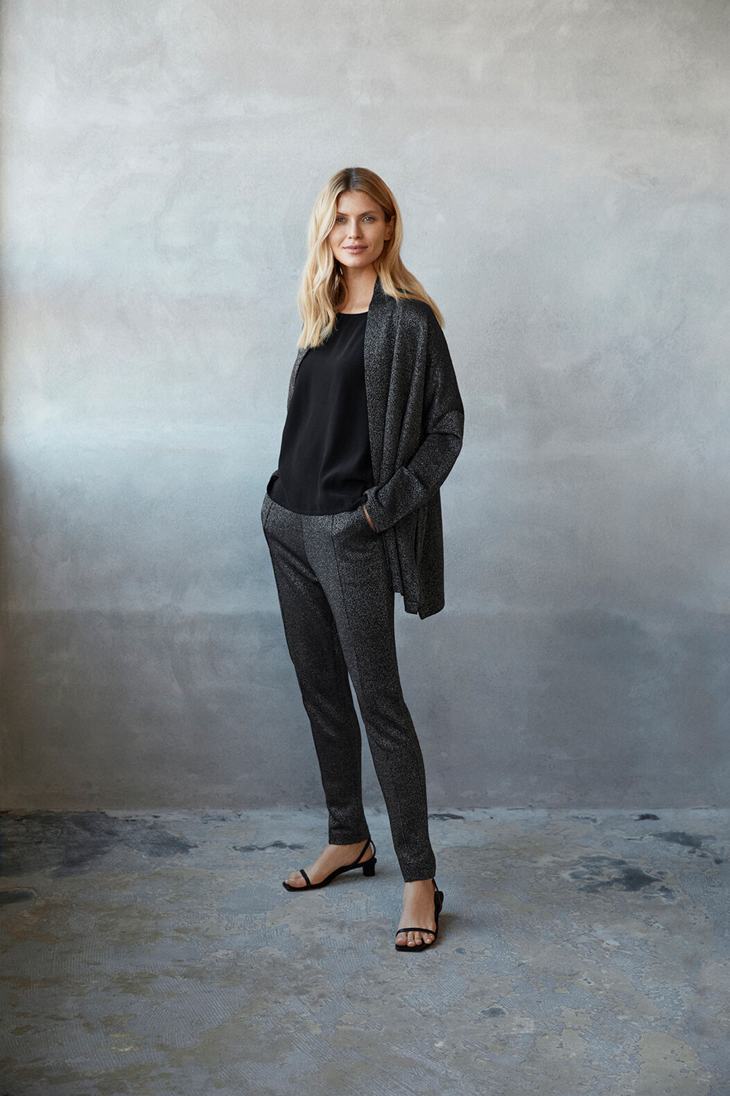 JOETTE JERSEY KOFTA, Black