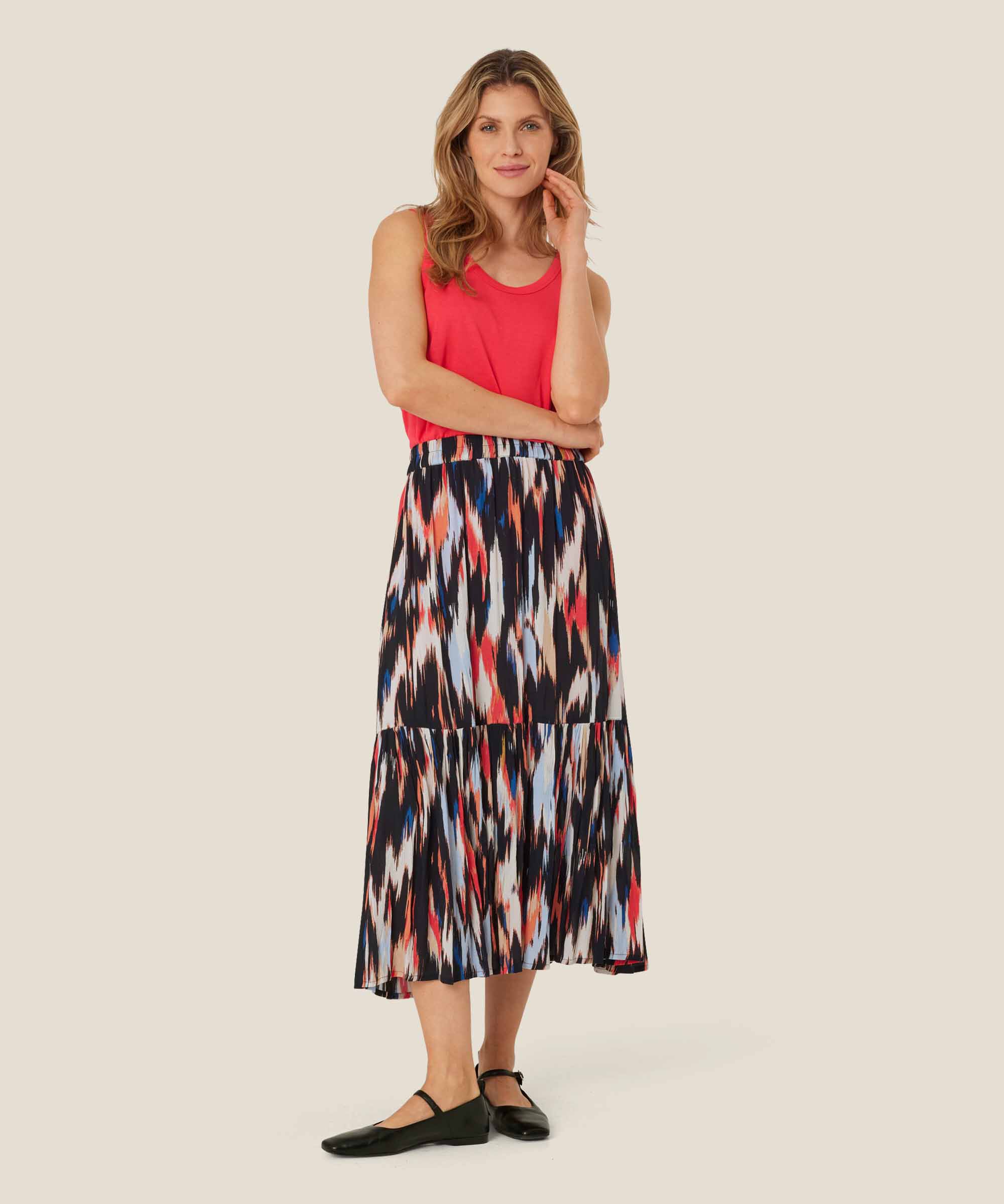 Erita JERSEY Topp, Hibiscus