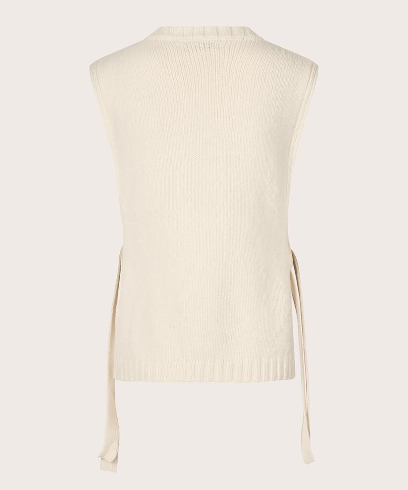 Fumiko Stickad Slipover, Whitecap