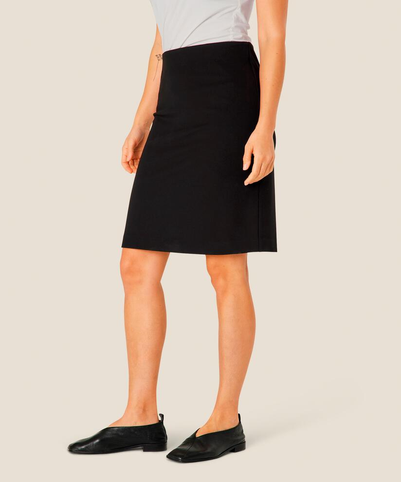 Salma JERSEY Kjol, Black
