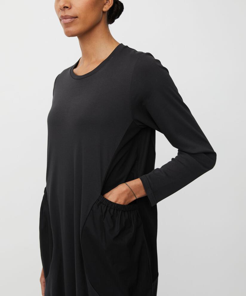 Nyphira JERSEY Klänning, Black