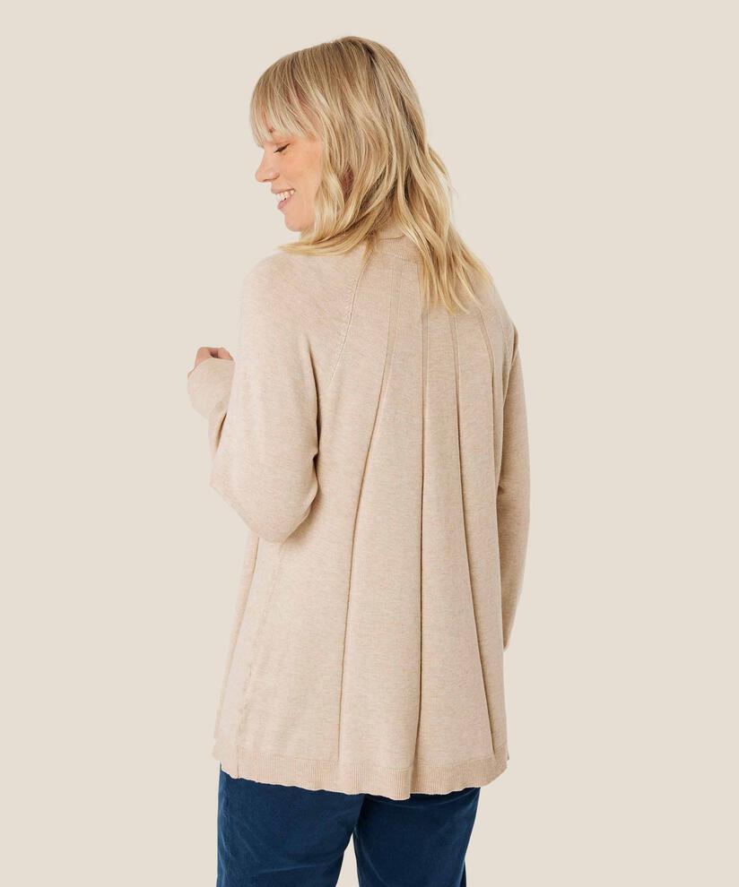 Funse Topp, L beige mel