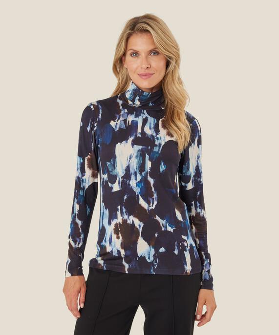 Brooklyn JERSEY Topp, Maritime Blue