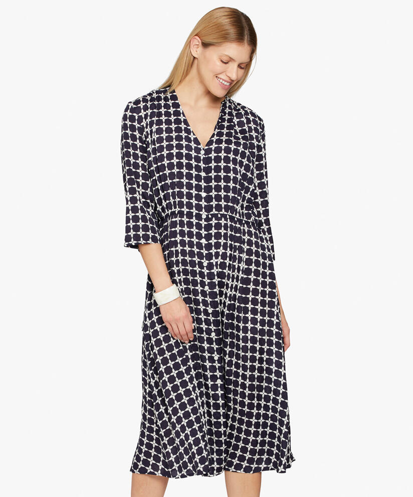 NINI SKJORTKLÄNNING, Navy