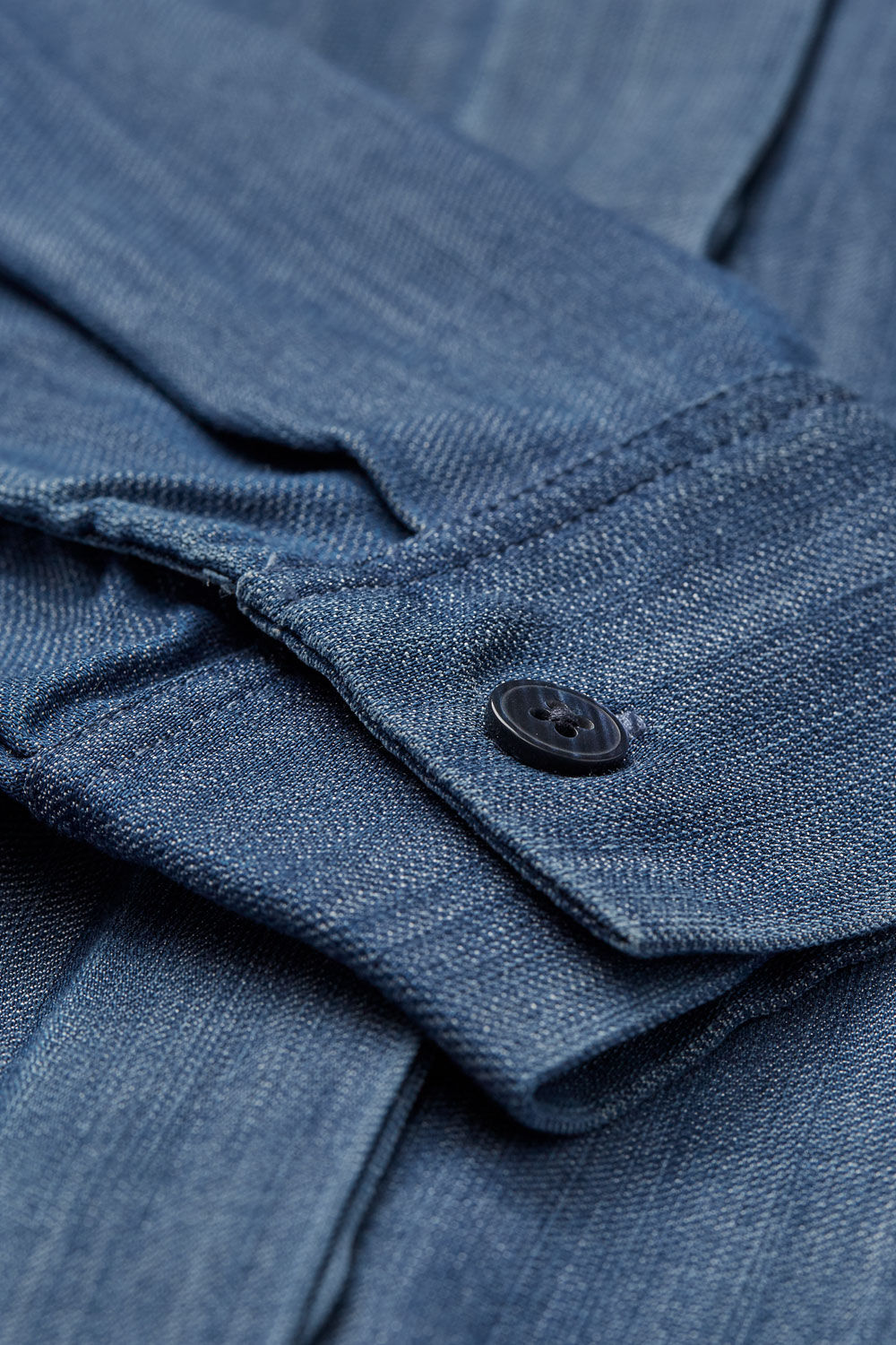 ISSA SKJORTKL&Auml;NNING, Blue Denim