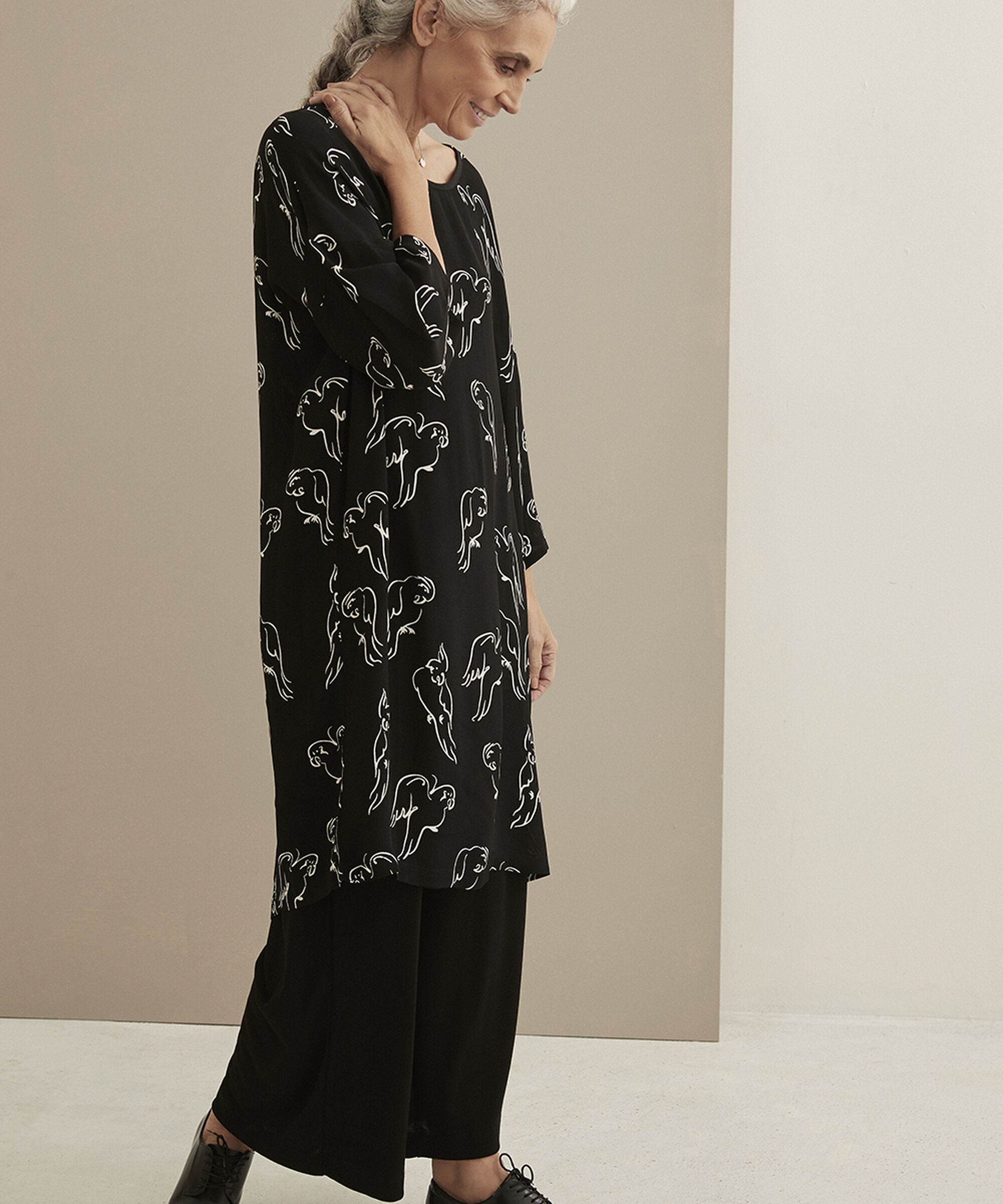 NITASSA KLÄNNING, Black