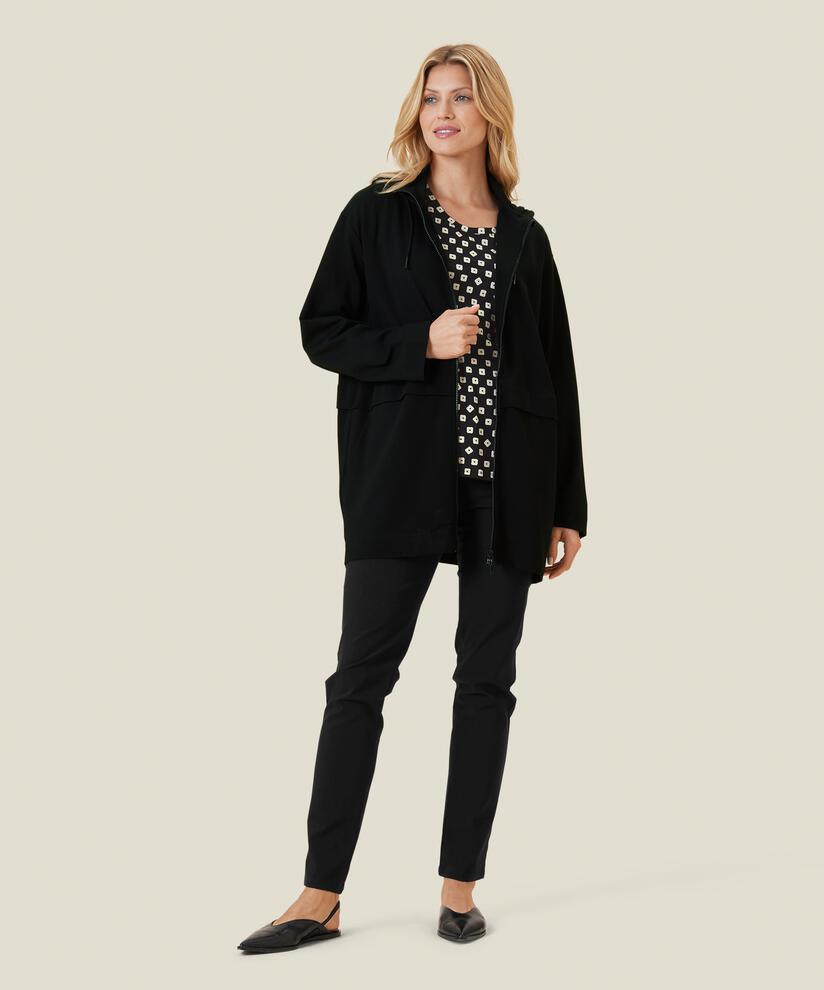 JEDIDA JERSEY JACKA, Black