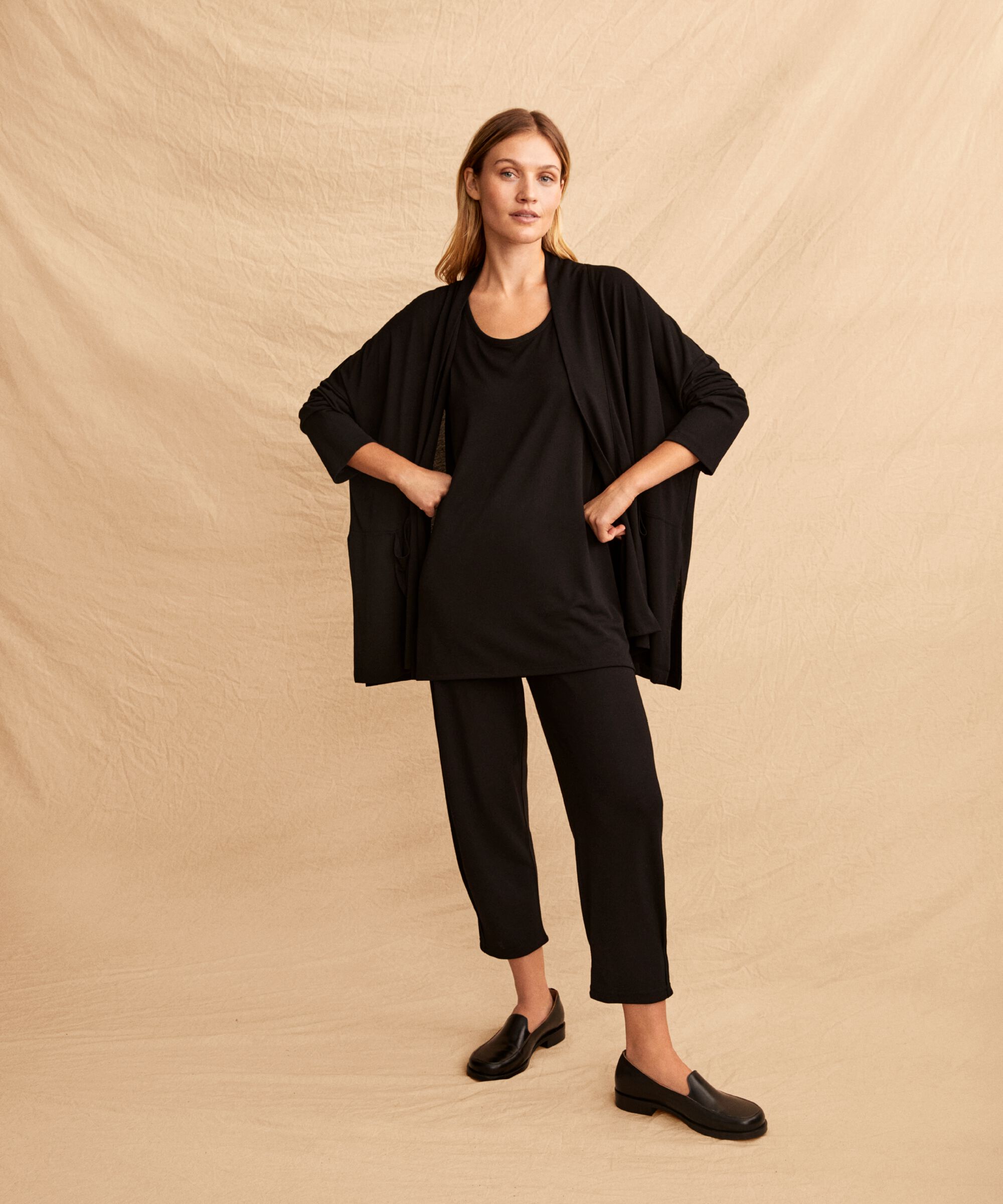 Patti JERSEY Byxor, Black