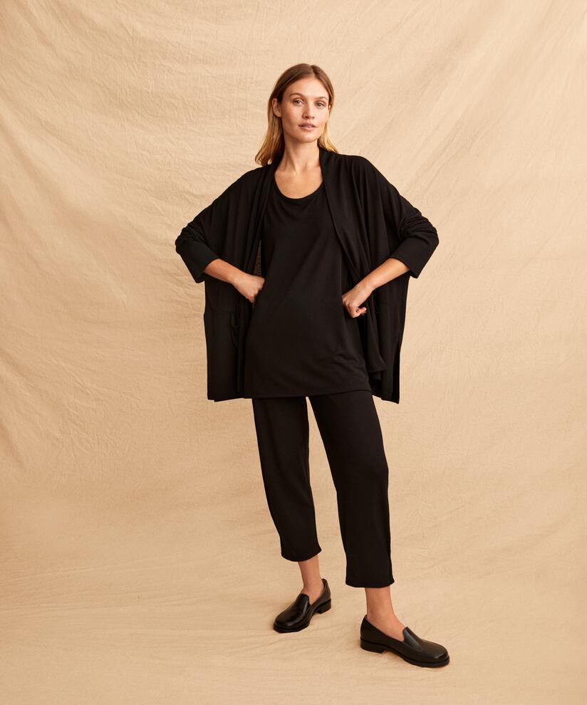Patti JERSEY Byxor, Black