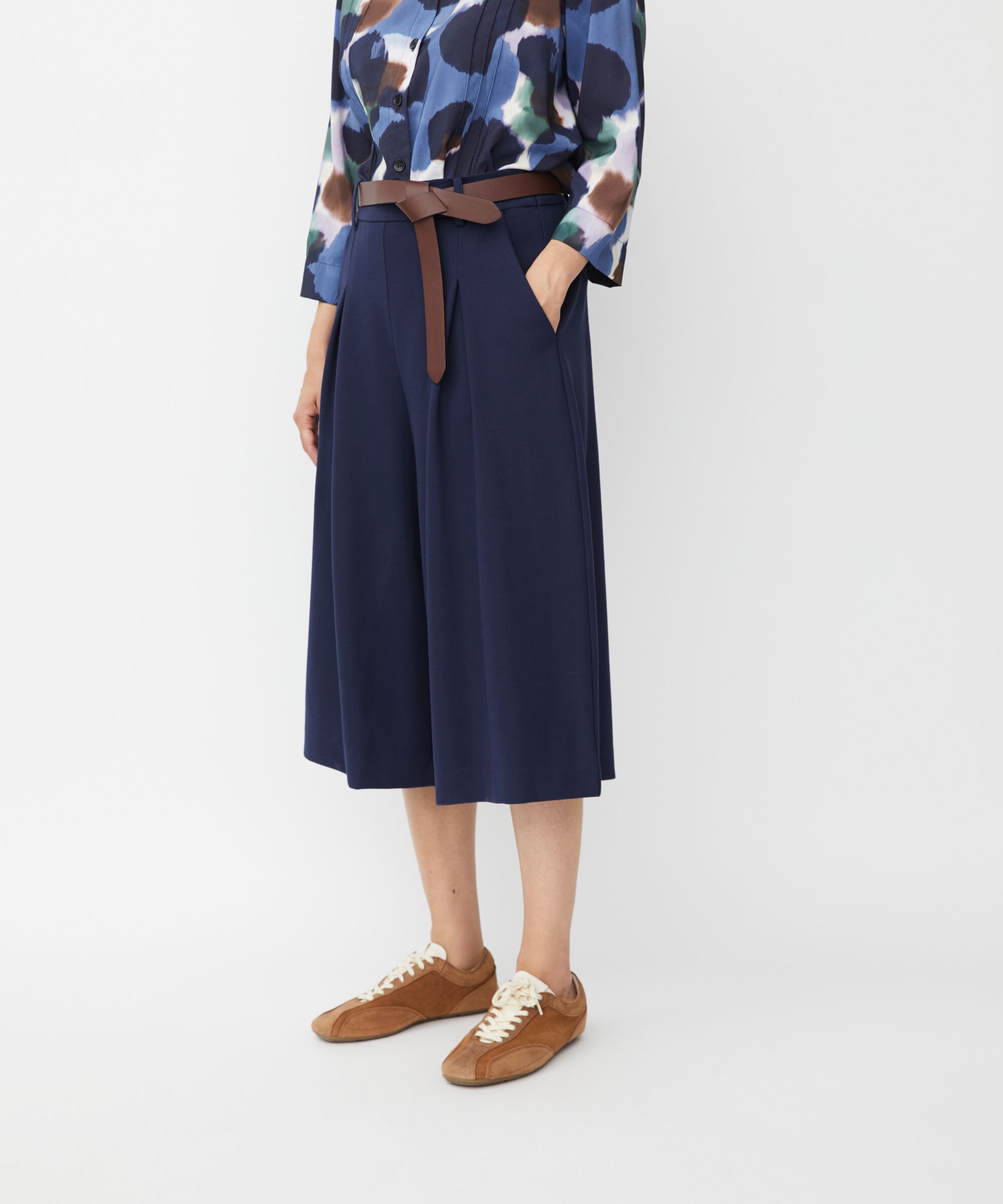 Parmona JERSEY Byxor, Navy Blazer