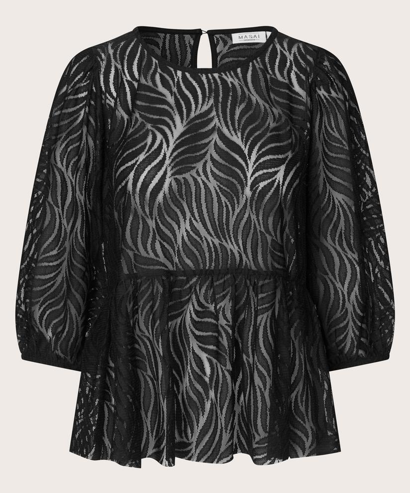 Davlira JERSEY Topp, Black