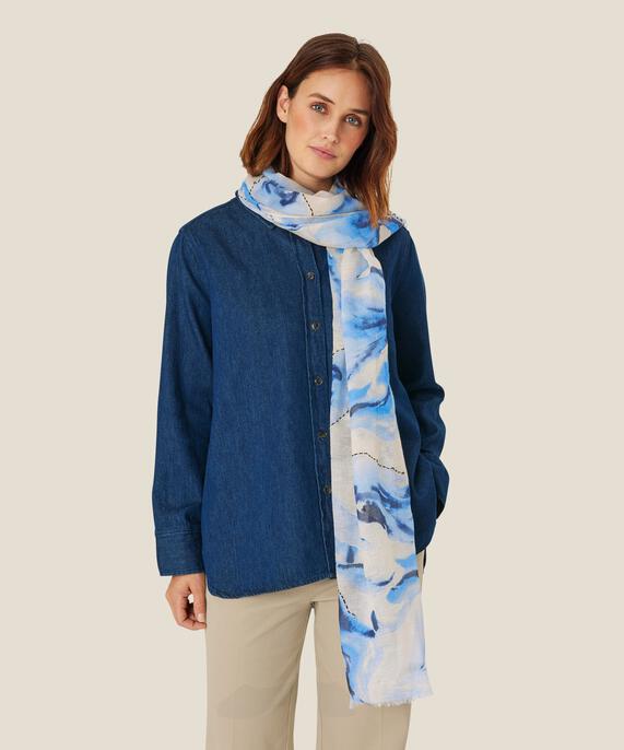 Azita Scarf, Powder Blue