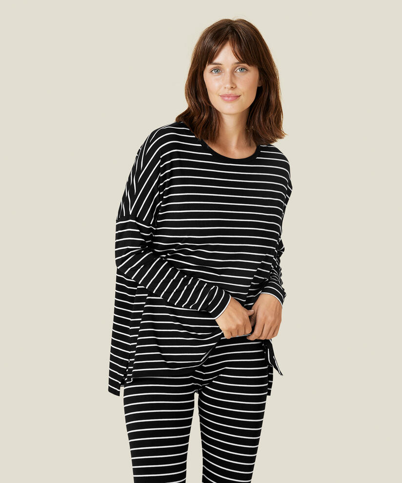 BRITTANI JERSEY TOPP, Whitecap