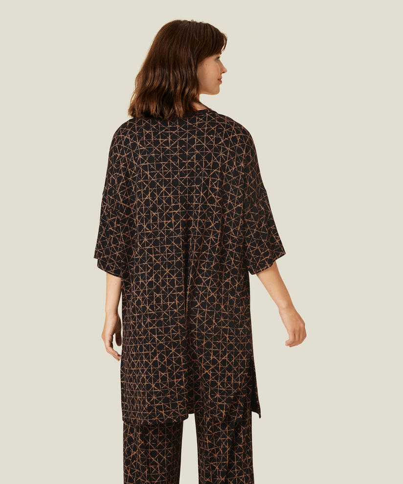 GRY JERSEY TUNIKA, Tobacco Brown