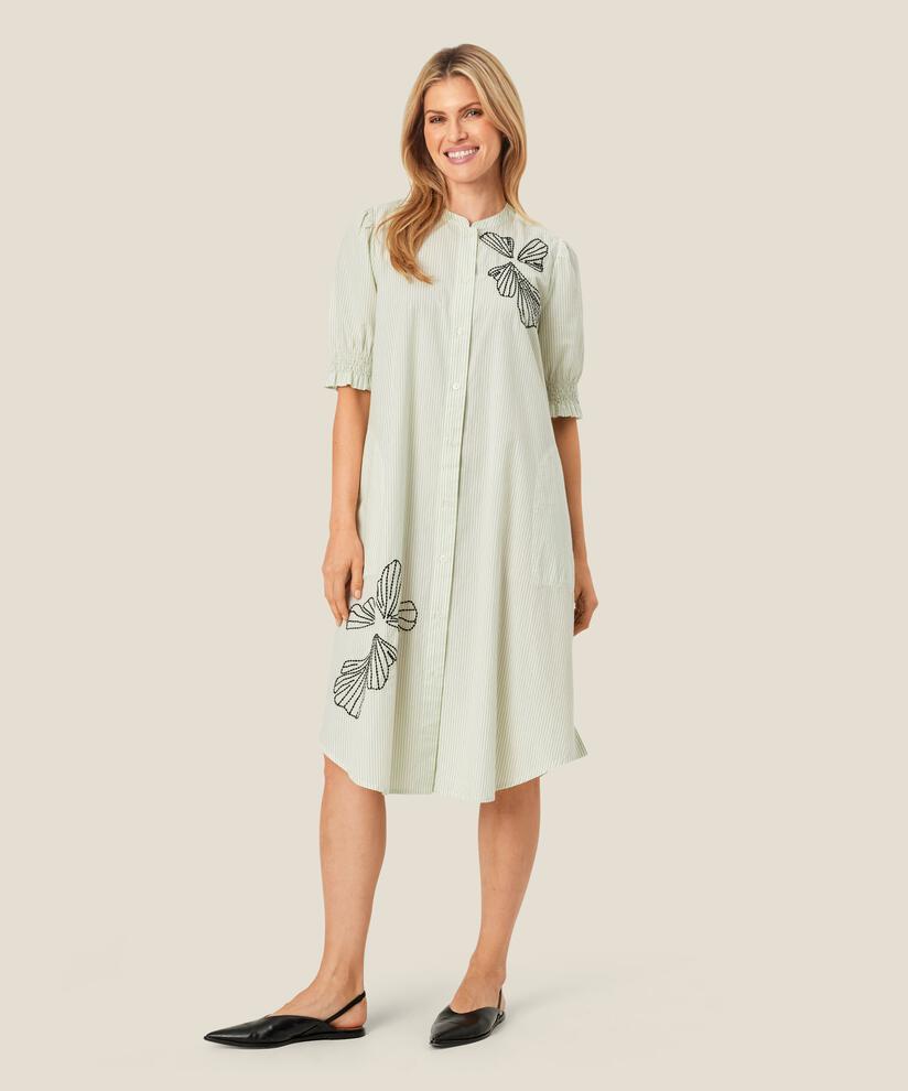 Nomi Skjortklänning, Frosty Green