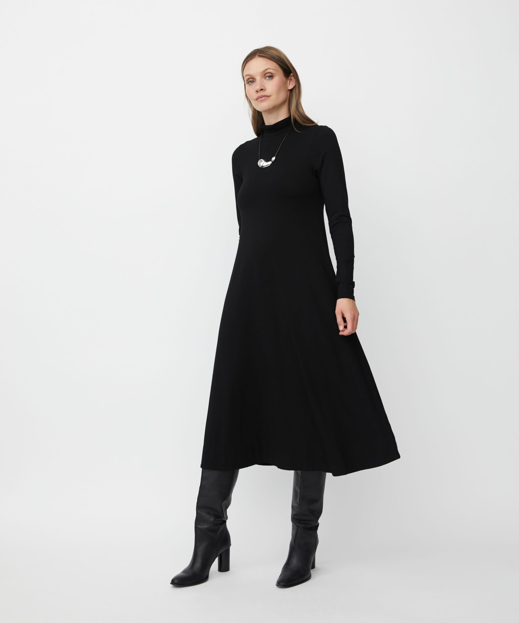Nivessa JERSEY Klänning, Black