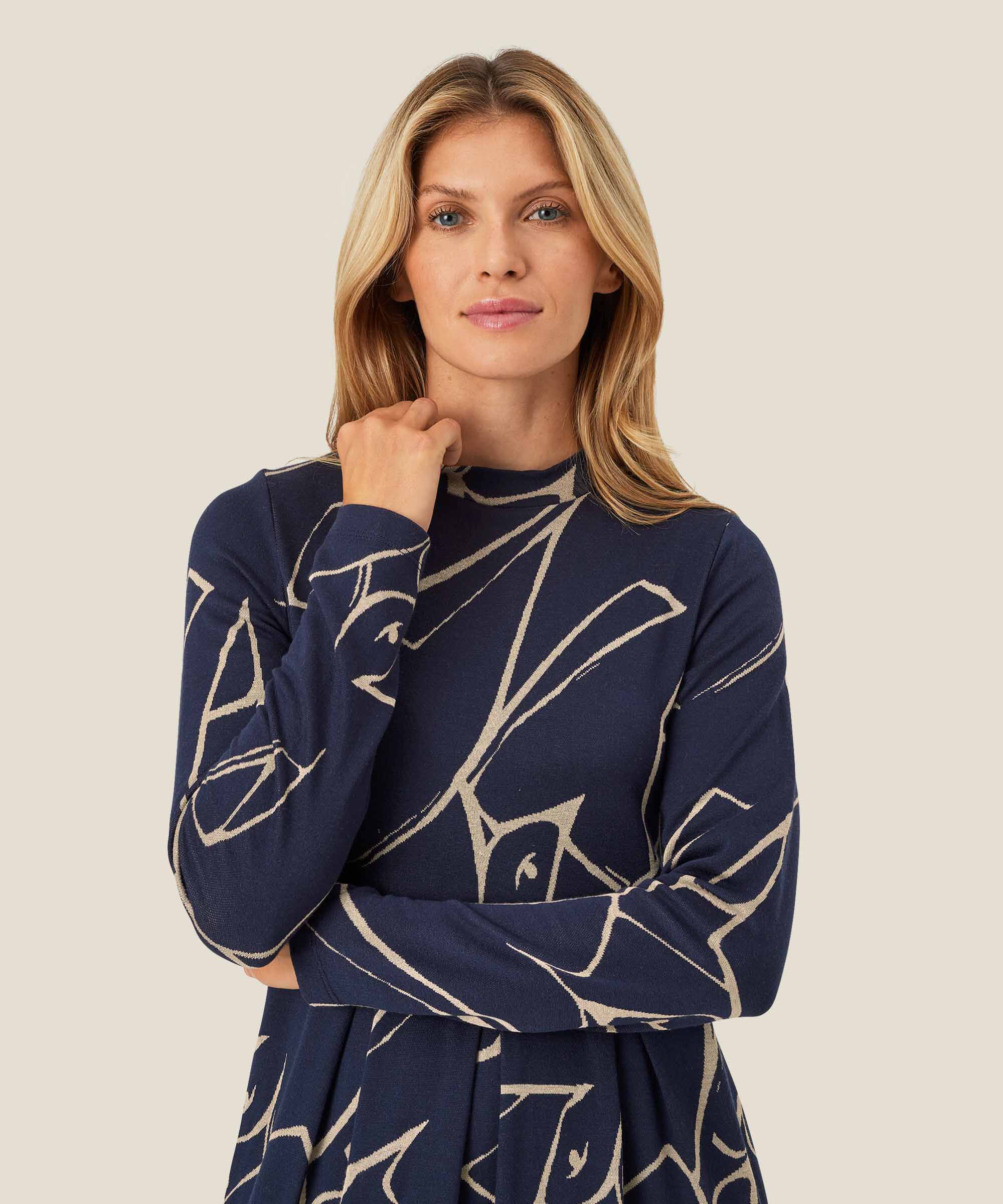 Nicolo JERSEY Klänning, Navy Blazer