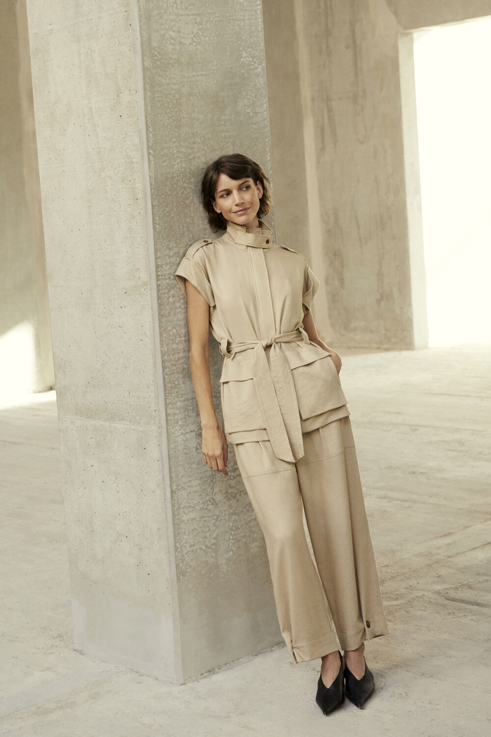 Jendayi Jacka - White Pepper, Punnasia Byxa - White Pepper