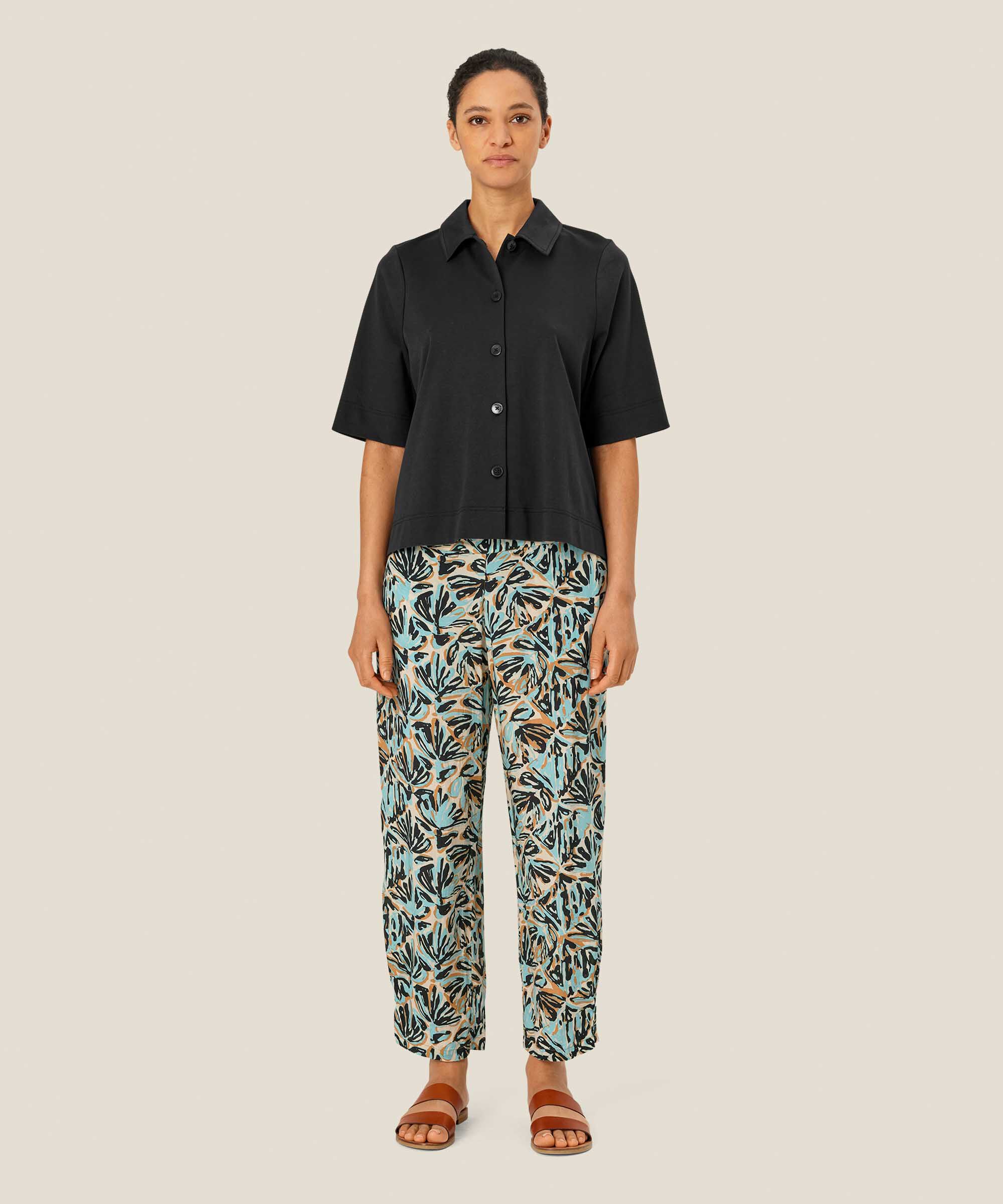 Ingelisa JERSEY Skjorta, Black